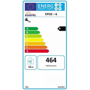 Momentinis vandens šildytuvas Kospel EPO2-6 AMICUS, balta