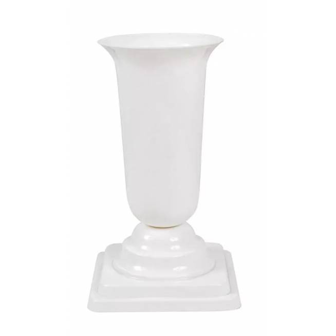 Kapų vaza Form Plastic Dama 1060, 26.7 cm, balta