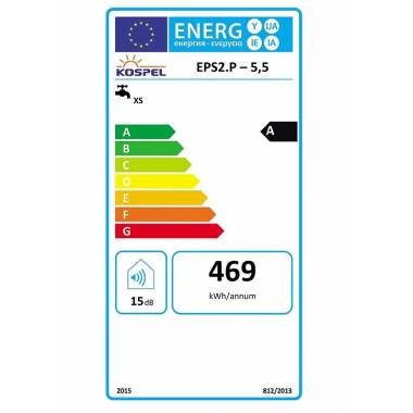 Vandens šildytuvas Kospel EPS2-5,5.P.Prister, balta