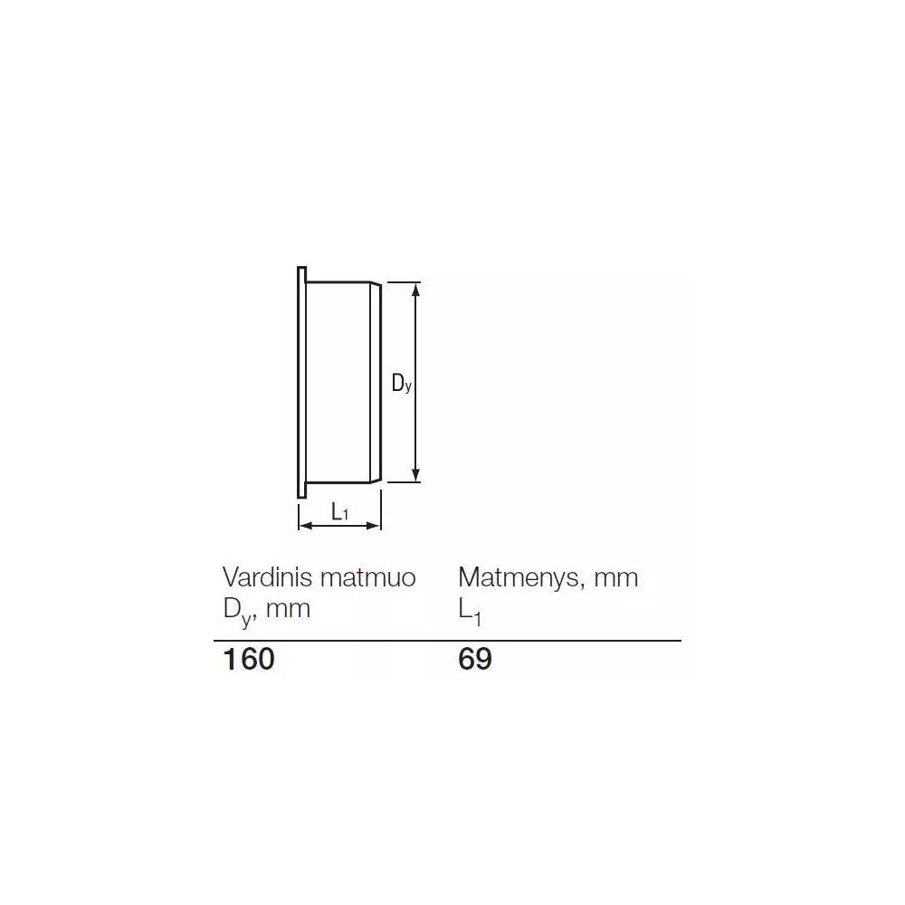 Aklė lauko kanalizacijai Wavin, 160 mm