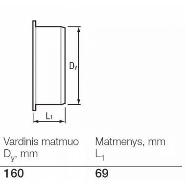 Aklė lauko kanalizacijai Wavin, 160 mm