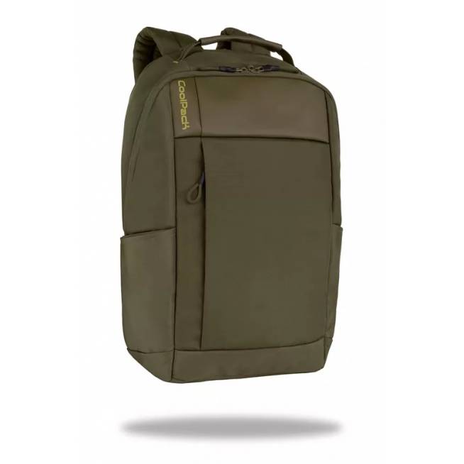 Mokyklinė kuprinė CoolPack Spot Solid Khaki, žalia, 43 cm x 29 cm x 14 cm