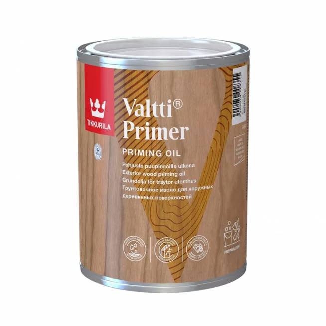 Apsauginė medienos priemonė Tikkurila Valtti Primer, bespalvis, 0.9 l