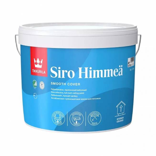 Lubų dažai Tikkurila Siro Himmea, balta, 9 l