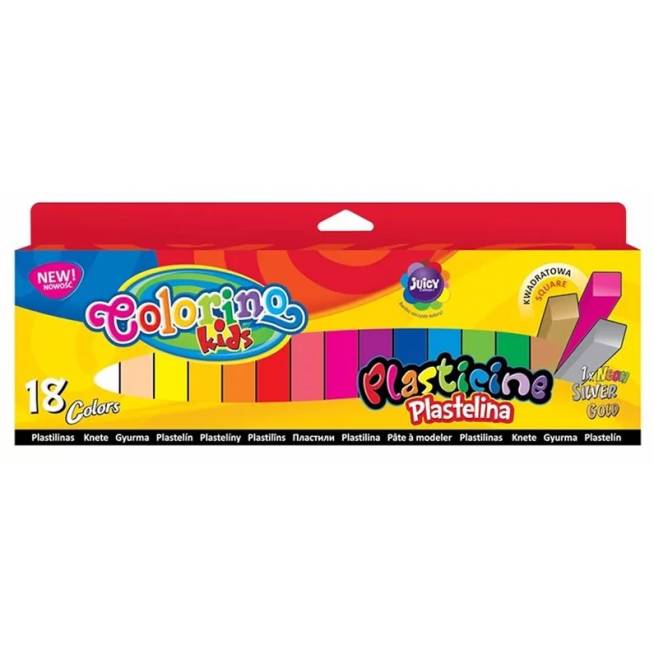 Plastilinas COLORINO 42659PTR, 18 spalvų