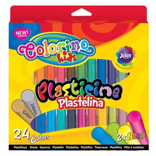 Plastilinas Colorino Kids 42642PTR, 24 vnt.