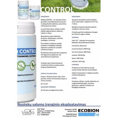 Biopreparatas valymo įrenginiams, granulėmis Ecobion BioniQ Control, 0.5 kg