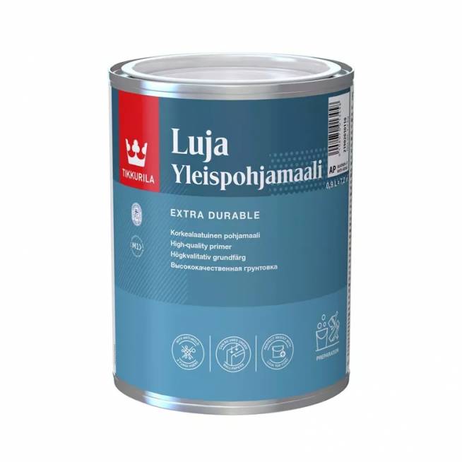 Gruntas Tikkurila Luja, balta, 0.9 l