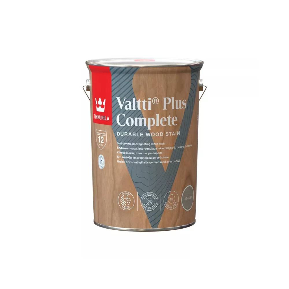 Impregnantas Tikkurila Valtti Plus Complete, pilka, 5 l