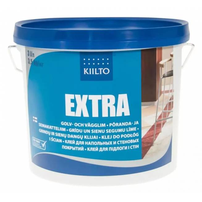 Klijai grindų dangos Kiilto Extra, 3 l