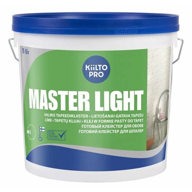 Tapetų klijai Kiilto Master Light, 5 l