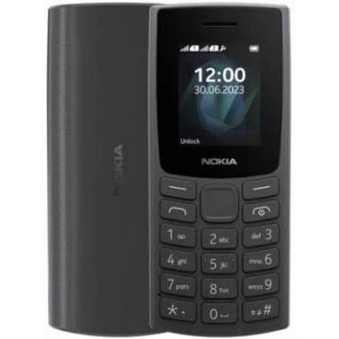 Mygtukinis telefonas Nokia 105 (2023), 4 MB, juodas