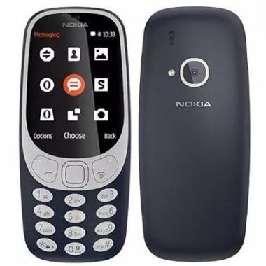 Mygtukinis telefonas Nokia 3310 2017 TA-1030, 16 MB, mėlynas