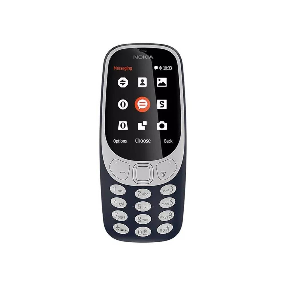 Mygtukinis telefonas Nokia 3310 2017 TA-1030, 16 MB, mėlynas