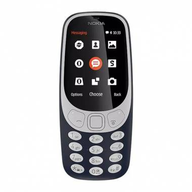 Mygtukinis telefonas Nokia 3310 2017 TA-1030, 16 MB, mėlynas