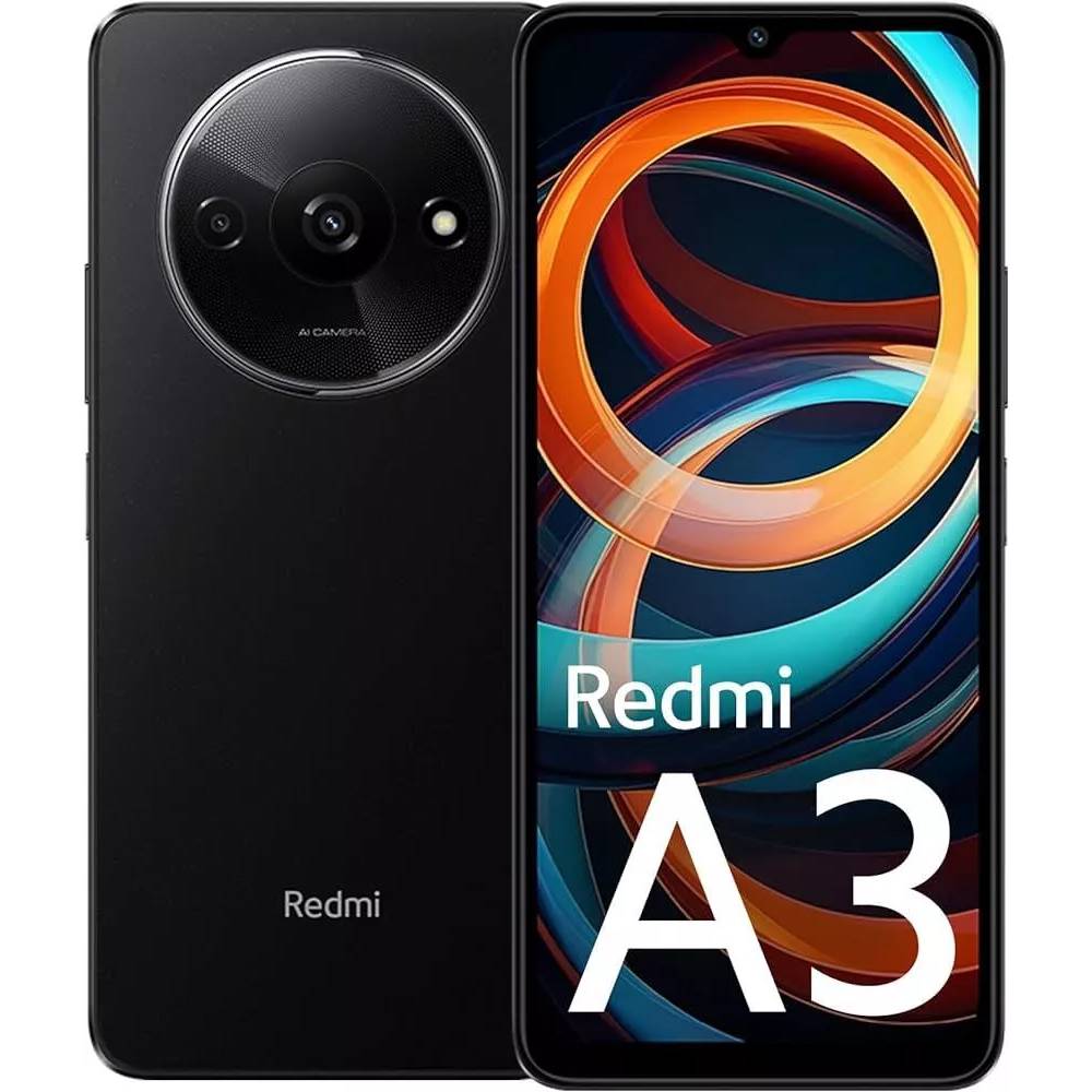 Mobilusis telefonas Redmi A3, 64 GB, juodas