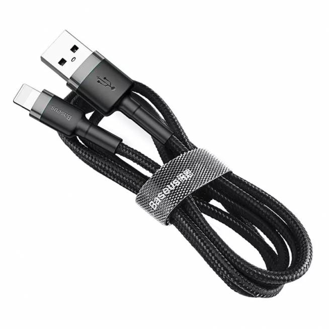 Laidas Baseus, USB 2.0/Lightning, 200 cm, juoda