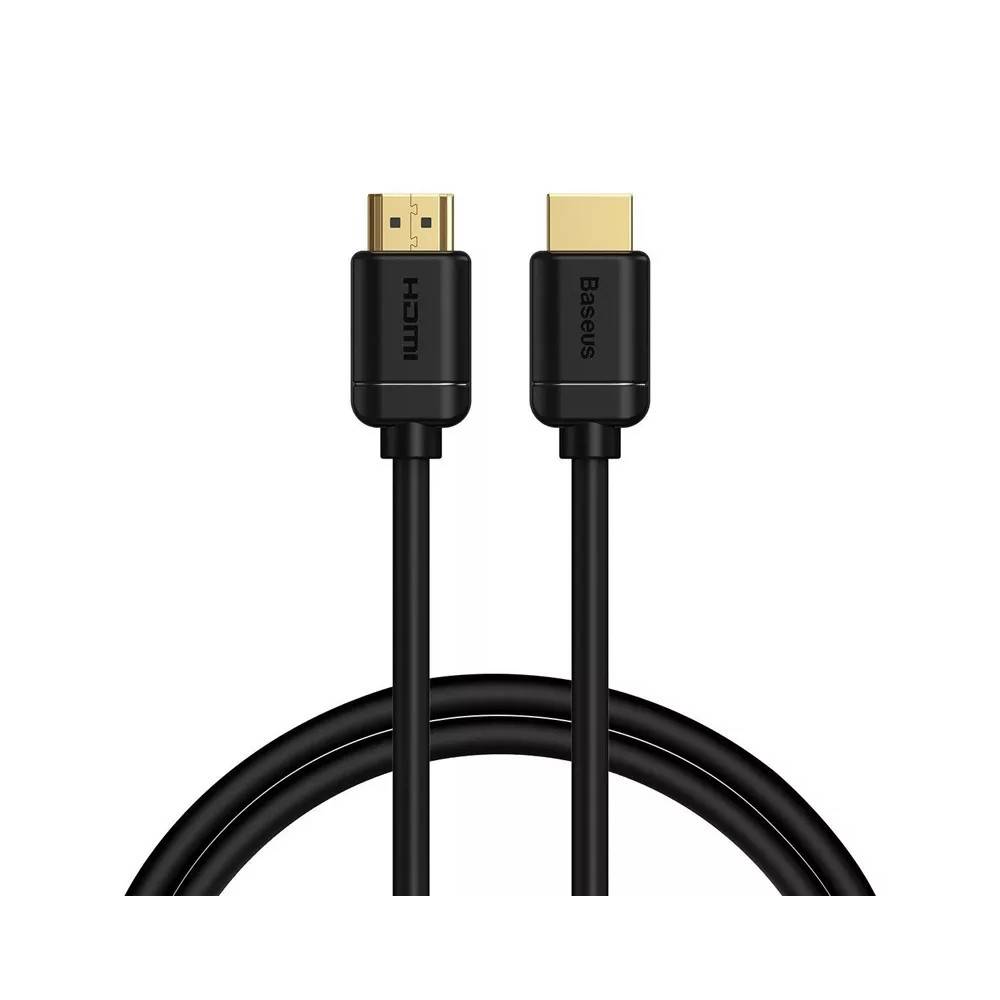 Kabelis Baseus HDMI HDMI Male (vyriška), HDMI Male (vyriška), 1 m, juoda