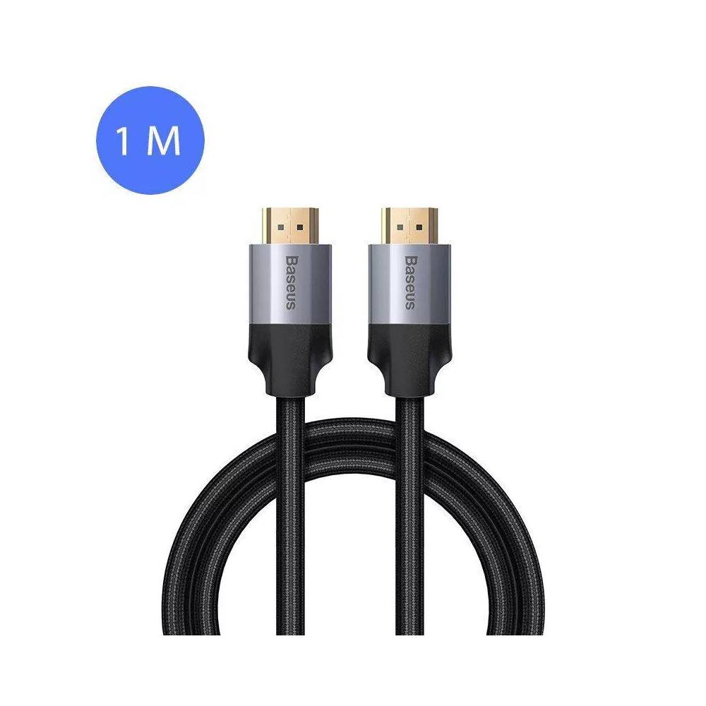 Kabelis Baseus HDMI HDMI Male (vyriška), HDMI Male (vyriška), 1 m, juoda