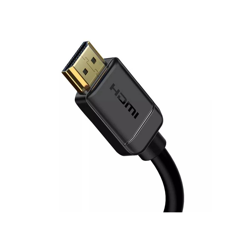 Kabelis Baseus HDMI HDMI Male (vyriška), HDMI Male (vyriška), 1 m, juoda