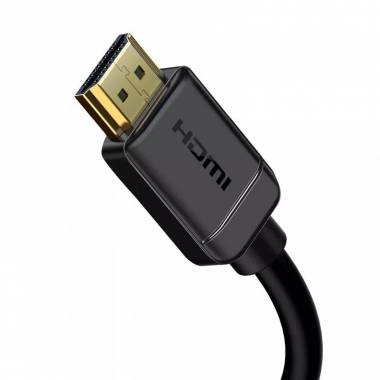 Kabelis Baseus HDMI HDMI Male (vyriška), HDMI Male (vyriška), 1 m, juoda