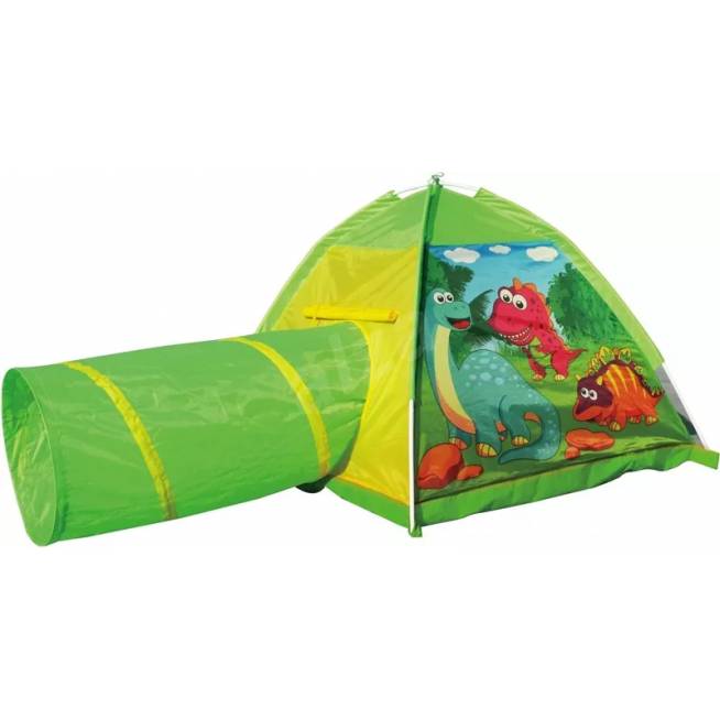 Vaikiška palapinė iPlay Dinosour Tent with Tunnel 8351, 170 cm x 112 cm