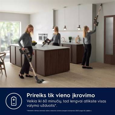 Dulkių siurblys - šluota Electrolux 800 serija „Ultimate“ EcoLine EP81U25ULT, 2500 mAh