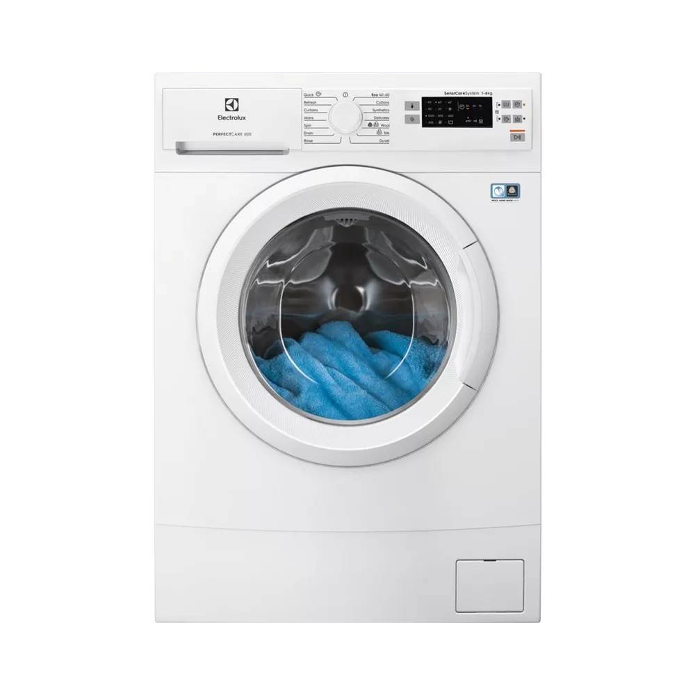 Skalbimo mašina Electrolux 600 serija „SensiCare“ EW6SN506W, 6 kg, balta