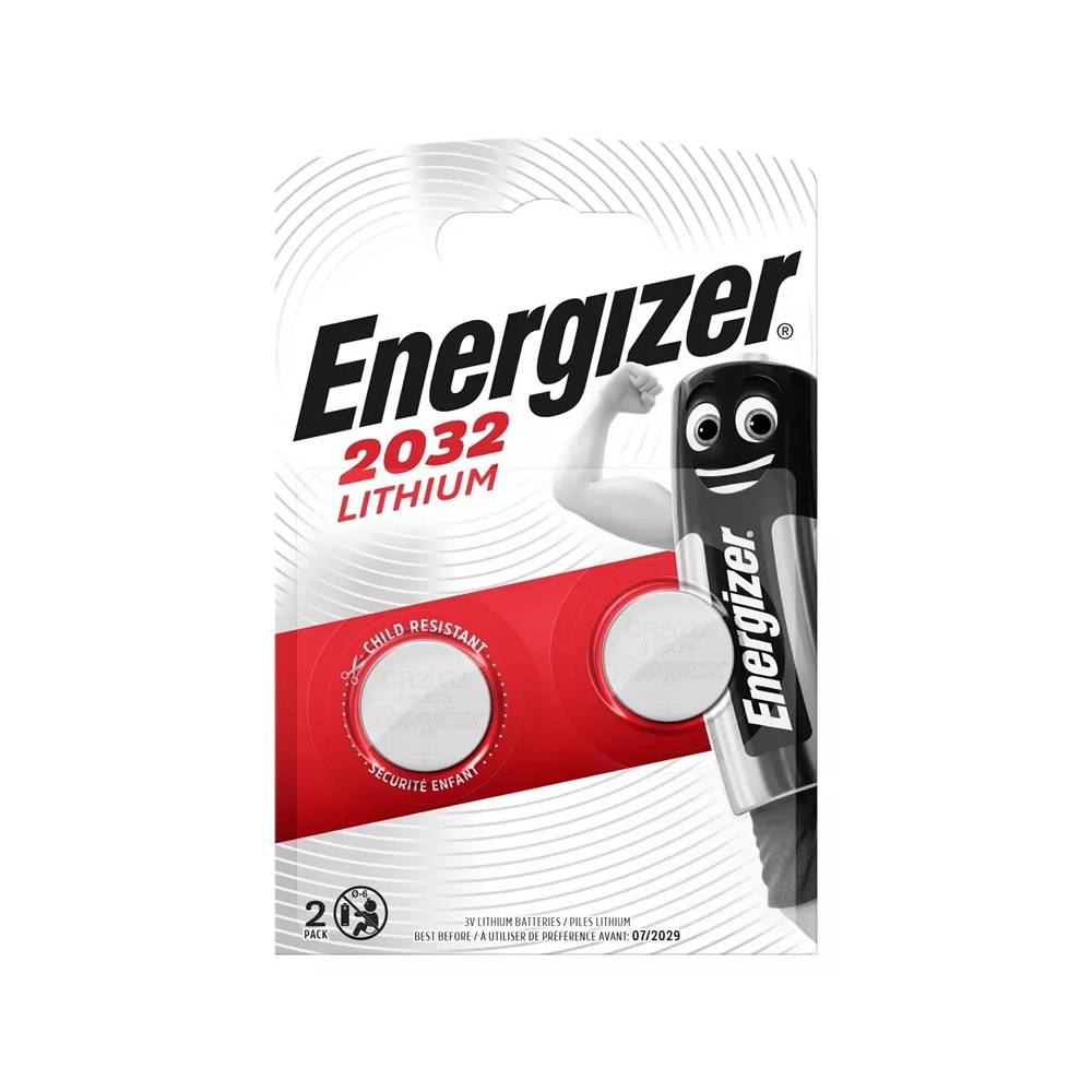 Elementai Energizer CR2032, 2 vnt