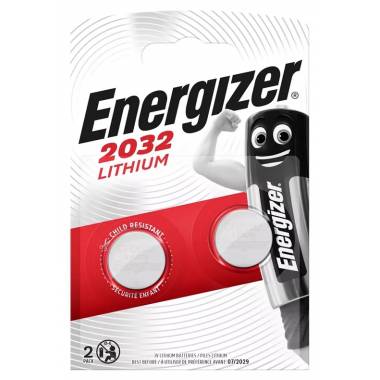 Elementai Energizer CR2032, 2 vnt