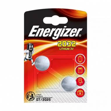 Elementai Energizer CR2032, 2 vnt