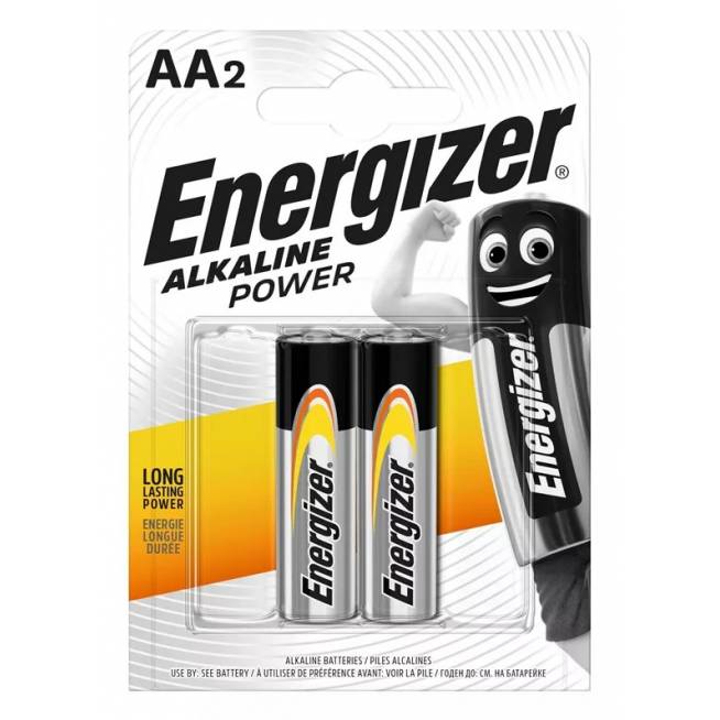 Elementai Energizer LR6, AA, 1.5 V, 2 vnt.