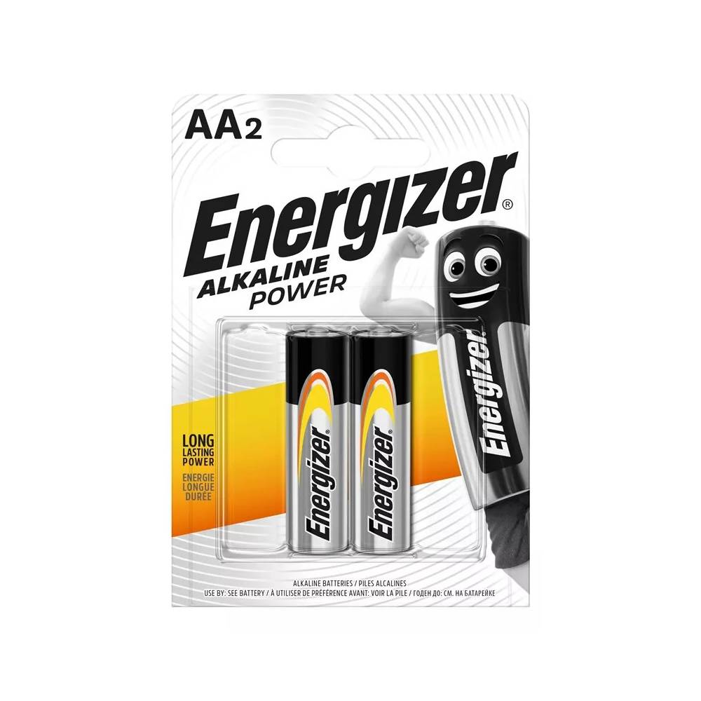 Elementai Energizer LR6, AA, 1.5 V, 2 vnt.