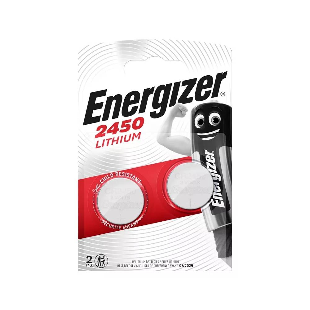 Elementai Energizer CR2450, 2 vnt