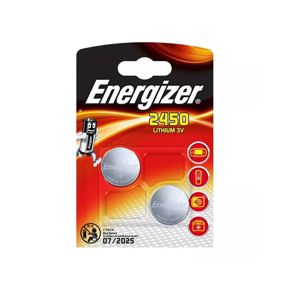 Elementai Energizer CR2450, 2 vnt