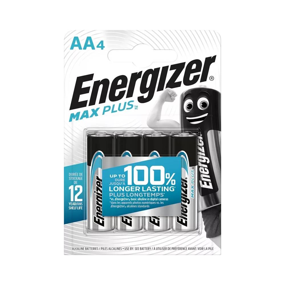 Elementai Energizer Max Plus AA/LR06, 4 vnt.