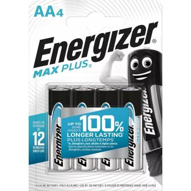 Elementai Energizer Max Plus AA/LR06, 4 vnt.