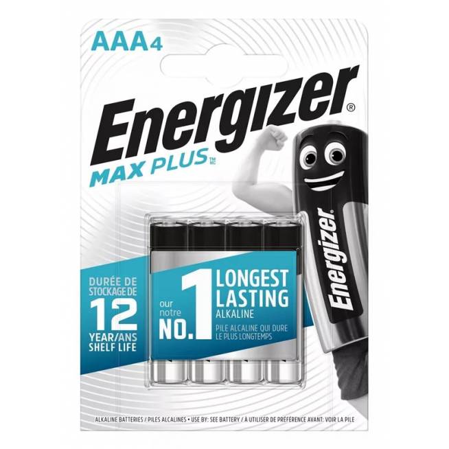 Elementai Energizer Max Plus AAA/LR03, 4 vnt.