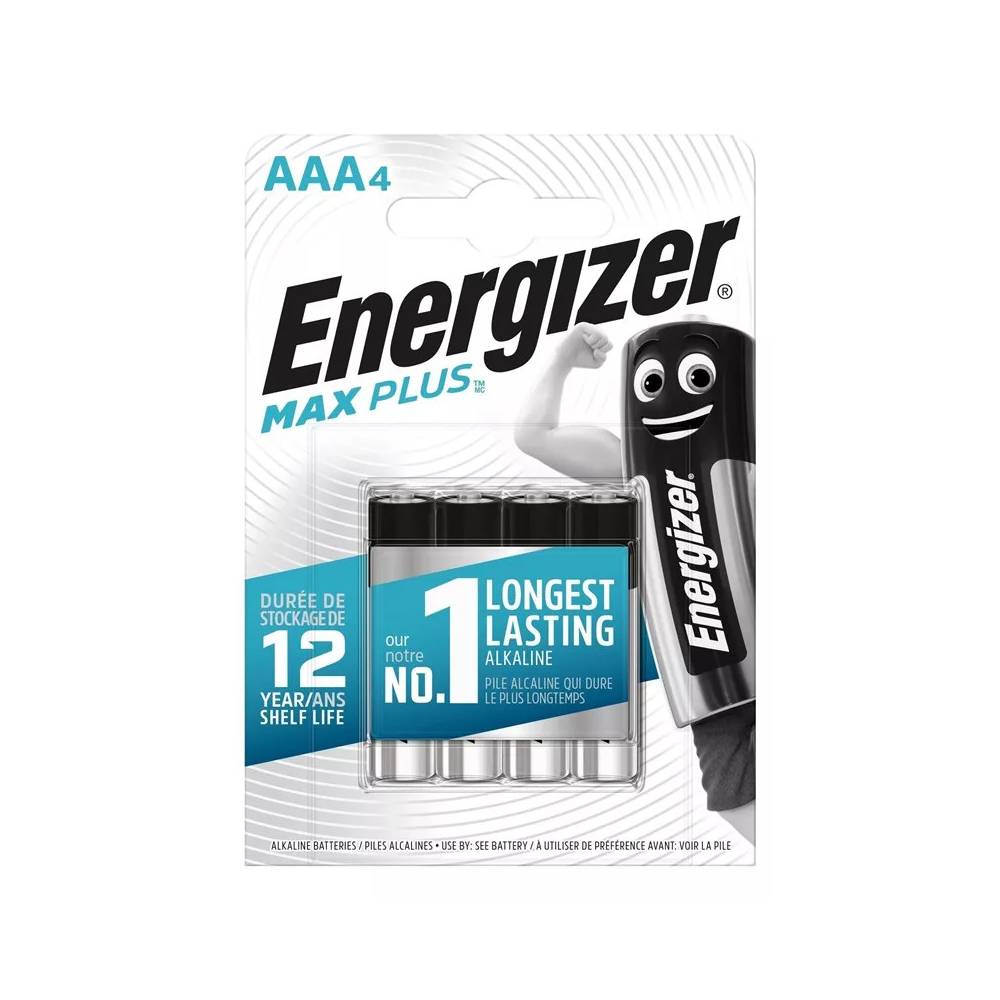 Elementai Energizer Max Plus AAA/LR03, 4 vnt.