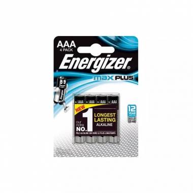 Elementai Energizer Max Plus AAA/LR03, 4 vnt.