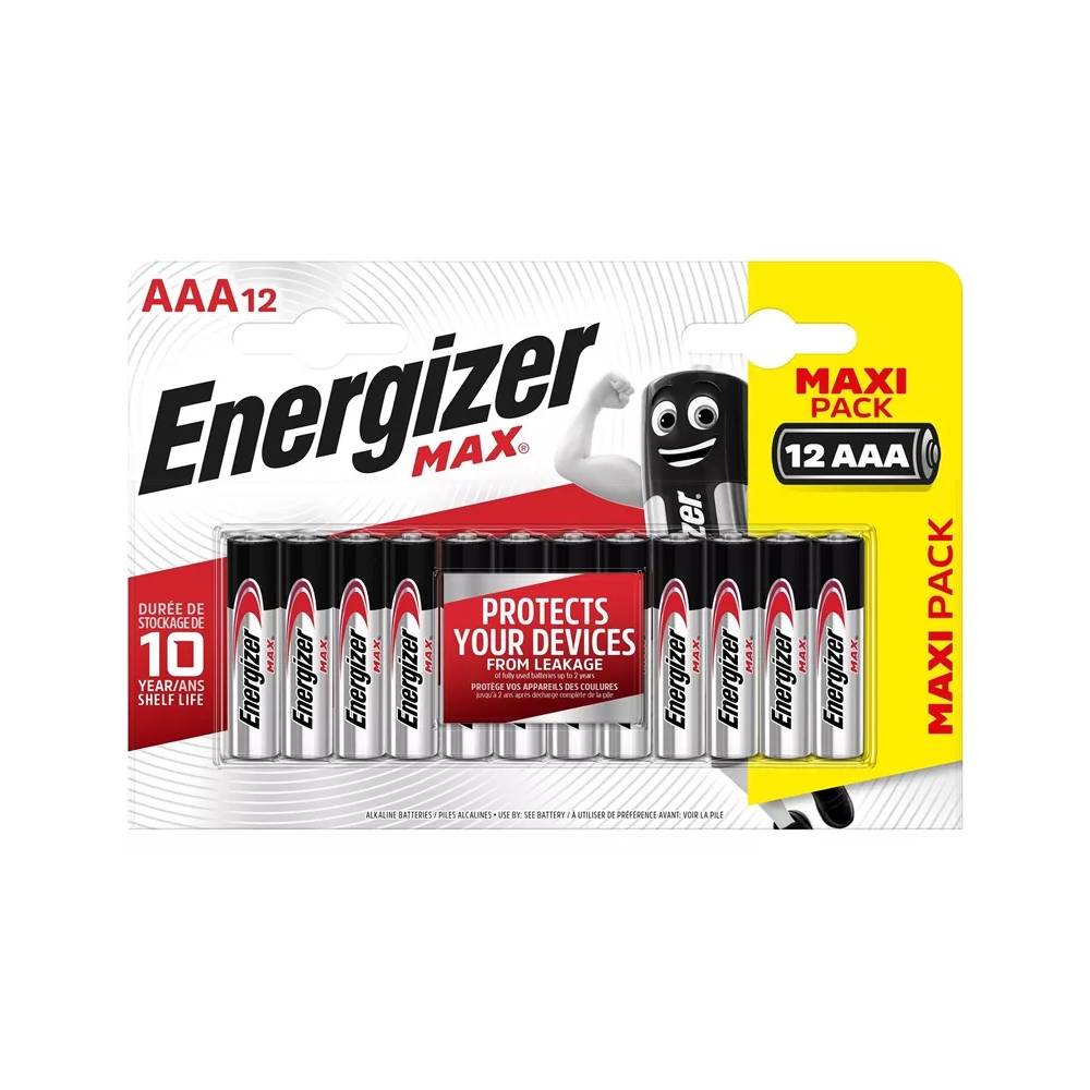 Elementai Energizer E301530400, AAA, 1.5 V, 12 vnt.