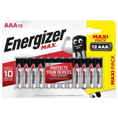 Elementai Energizer E301530400, AAA, 1.5 V, 12 vnt.