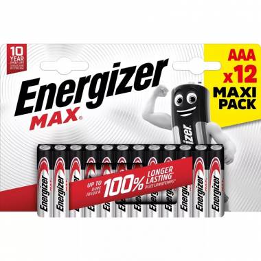 Elementai Energizer E301530400, AAA, 1.5 V, 12 vnt.