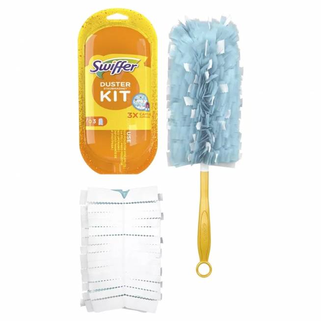 Swiffer Duster XXL Starter Kit Dulkių Šepetėlis + Atsarginis Šepetys 1 vnt