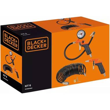 Pneumatinių įrankių komplektas Black & Decker, 8 Bar, 1