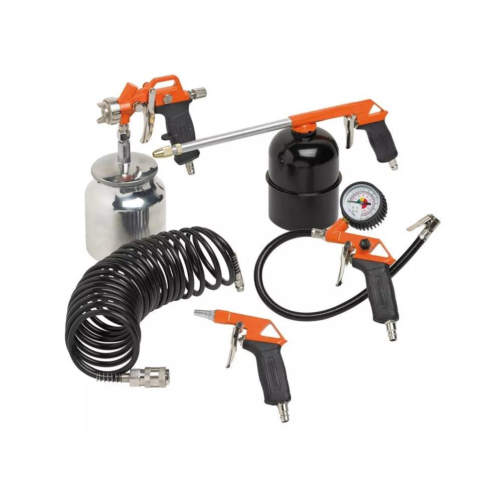 Pneumatinių įrankių komplektas Black & Decker 9045853BND, 4 Bar, Pneumatinis