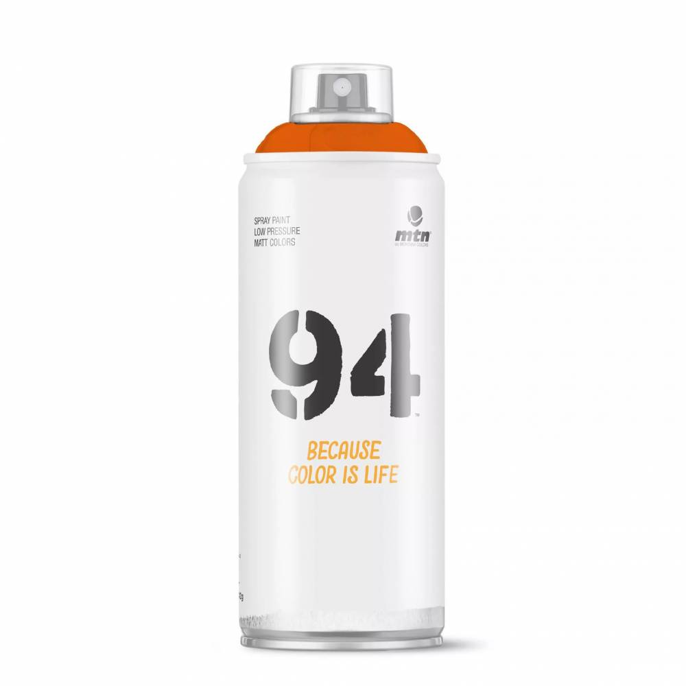 Aerozoliniai dažai Montana 94, paprastieji, oranžinė, 0.4 l