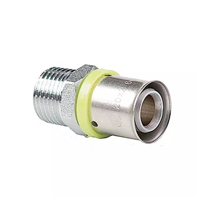 Adapteris Arco 8724, 16mm x 1/2", žalvaris