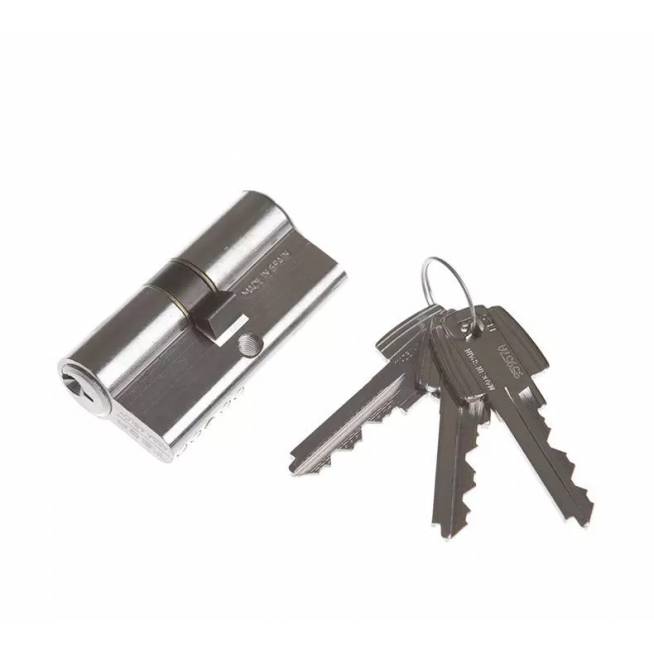 Spynos cilindras Tesa Assa Abloy 30x30, europinio (din) standarto, 60 mm, nikelio