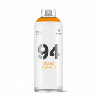 Aerozoliniai dažai Montana 94, paprastieji, oranžinė, 0.4 l